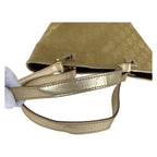 Gucci Gold GG Canvas Leather 002 Tote Shoulder — view 6