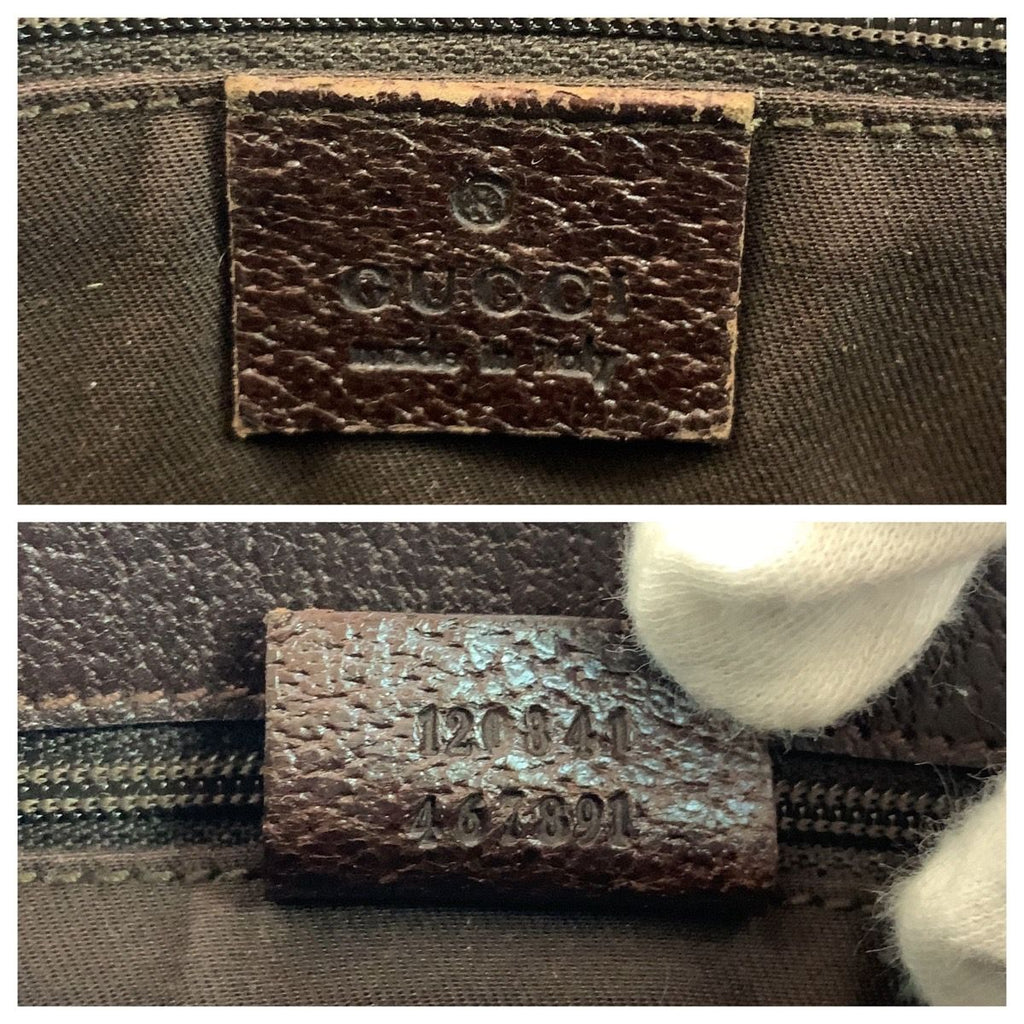 Gucci Brown Silver GG Canvas Shoulder — view 4