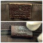 Gucci Brown Silver GG Canvas Shoulder — view 4