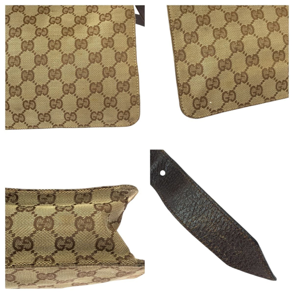 Gucci Brown Silver GG Canvas Shoulder — view 6