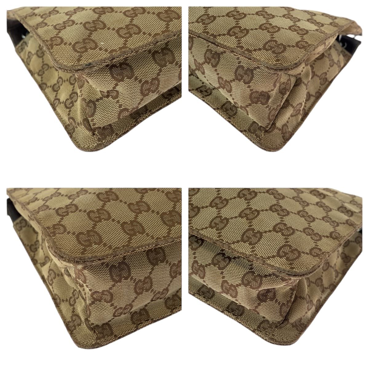 Gucci Brown Silver GG Canvas Shoulder — view 3