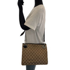 Gucci Brown Silver GG Canvas Shoulder — view 7