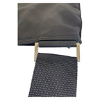 Prada Tessuto Black Silver Nylon Shoulder — view 7