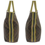 Gucci Brown Multicolor Silver GG Canvas Leather Tote Shoulder — view 8