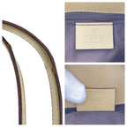 Gucci Brown Multicolor Silver GG Canvas Leather Tote Shoulder — view 4