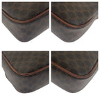 Celine Vintage Macadam Brown Gold Shoulder Bag Pochette — view 3