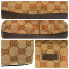 Gucci Sherry Line Beige Brown GG Canvas Leather Tote — view 5