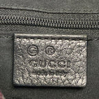 Gucci Shoulder Bag Bordeaux Black Leather — view 8