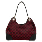 Gucci Shoulder Bag Bordeaux Black Leather — view 3