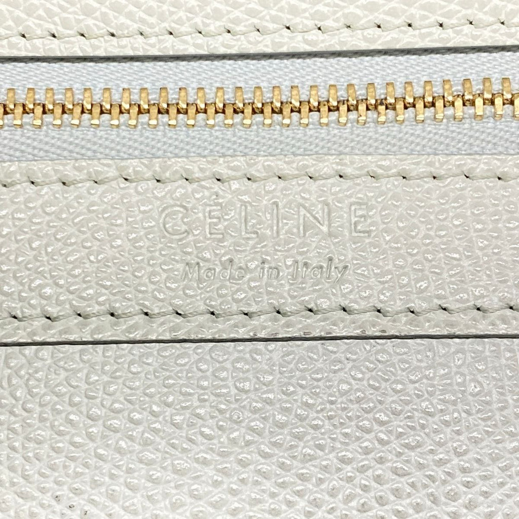 Celine Tote Small Vertical Cover Light Blue Red Leather — view 9