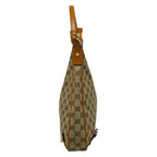 Gucci Shoulder Bag Abbey GG Pattern Dark Brown Beige Leather — view 4