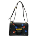 Loewe Shoulder Bag Barcelona Lolipops Black Red Multi Strap Removable Leather