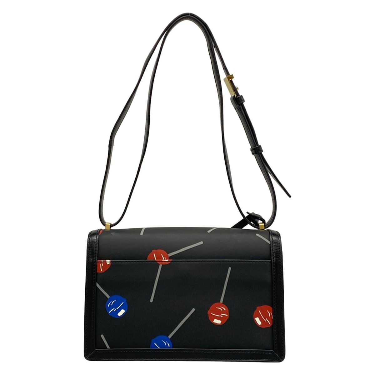 Loewe Shoulder Bag Barcelona Lolipops Black Red Multi Strap Removable Leather — view 3