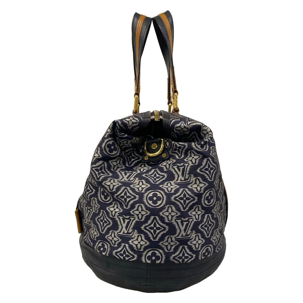 Louis Vuitton Handbag Collection Line Aviator Marine Wool Leather — view 4