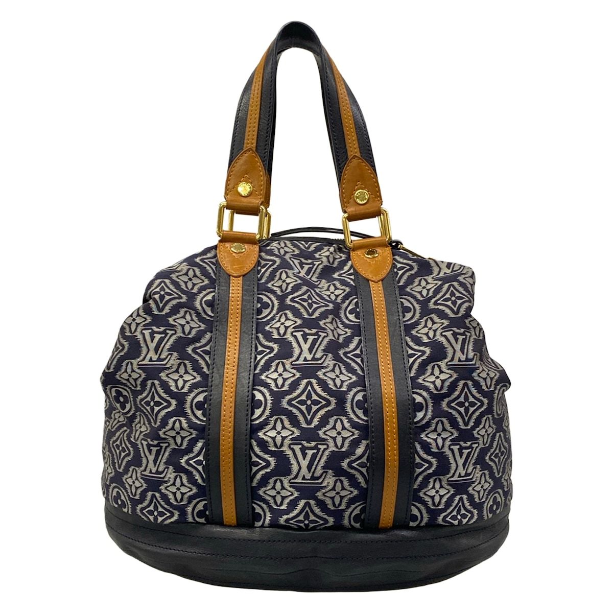 Louis Vuitton Handbag Collection Line Aviator Marine Wool Leather — view 3