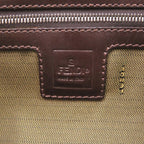 Fendi Zucca Leather Canvas Brown Handbag — view 6