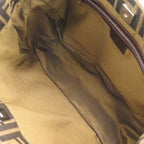 Fendi Zucca Leather Canvas Brown Handbag — view 7