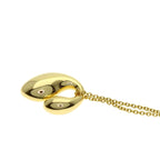 Tiffany & Co Double Teardrop Necklace 18k Yellow Gold — view 5