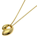 Tiffany & Co Double Teardrop Necklace 18k Yellow Gold