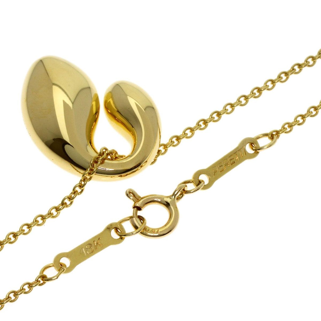 Tiffany & Co Double Teardrop Necklace 18k Yellow Gold — view 2