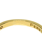 Tiffany & Co Closed Heart Diamond Ring 18k Yellow Gold — view 9