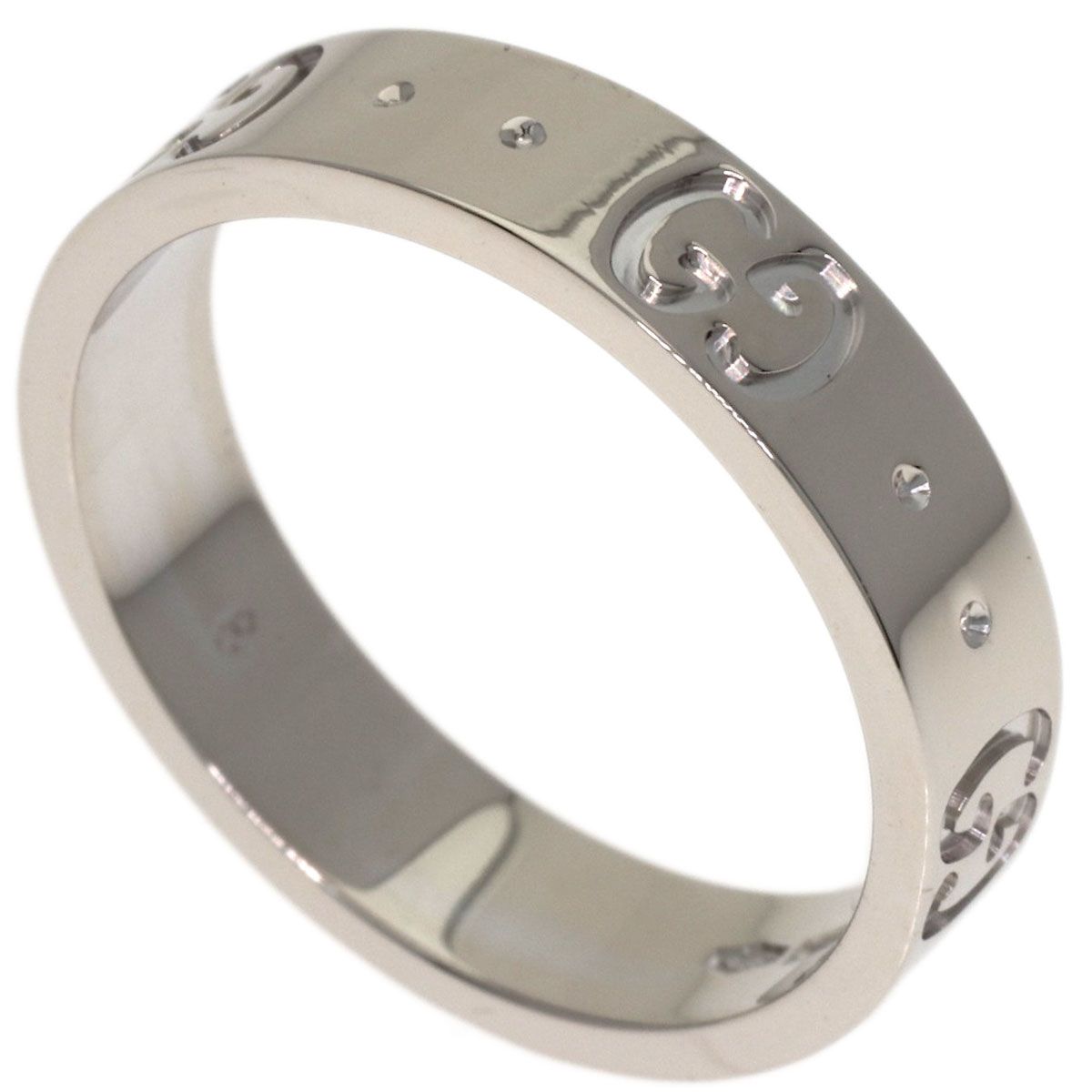 Gucci Icon Ring 18k White Gold