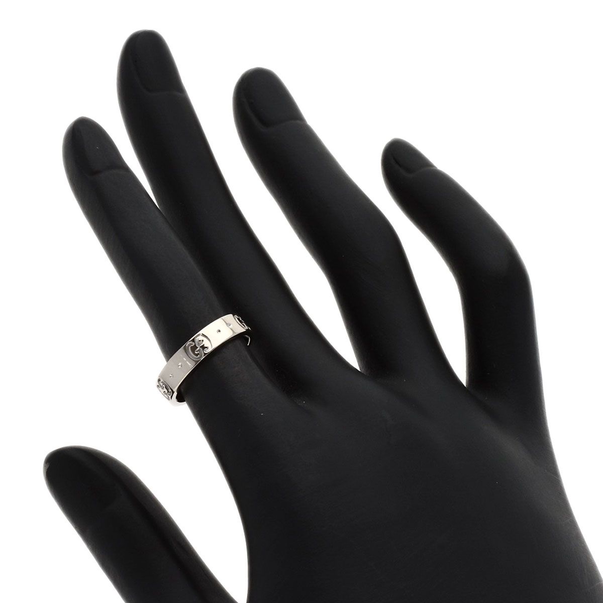Gucci Icon Ring 18k White Gold — view 6