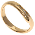 Tiffany & Co Open Heart Band Diamond Ring 18k Pink Gold