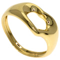 Tiffany & Co Open Heart Ring 18k Yellow Gold