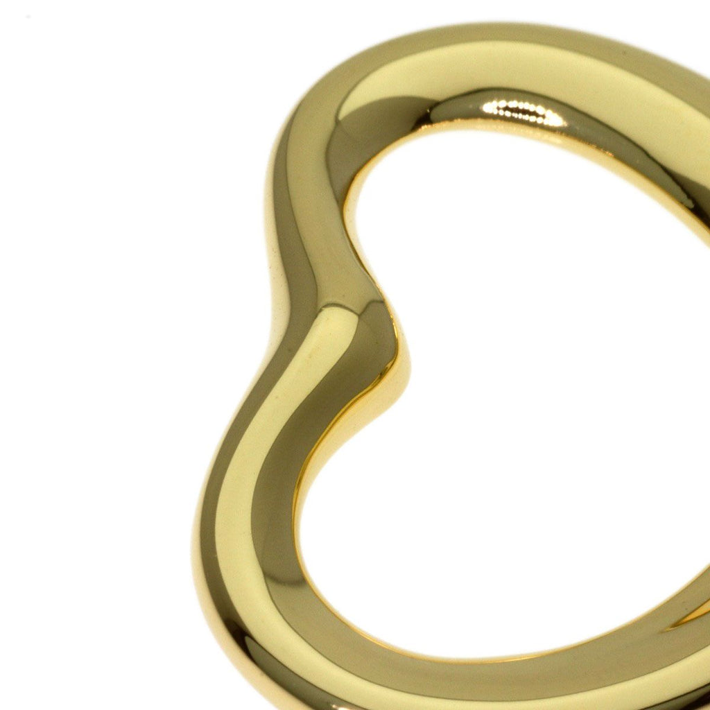 Tiffany & Co Open Heart Pendant 18k Yellow Gold — view 4