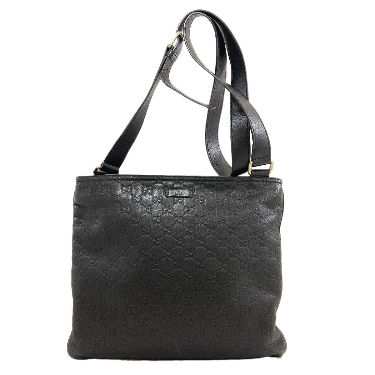 Gucci GG Signature Guccissima Shoulder Bag Leather