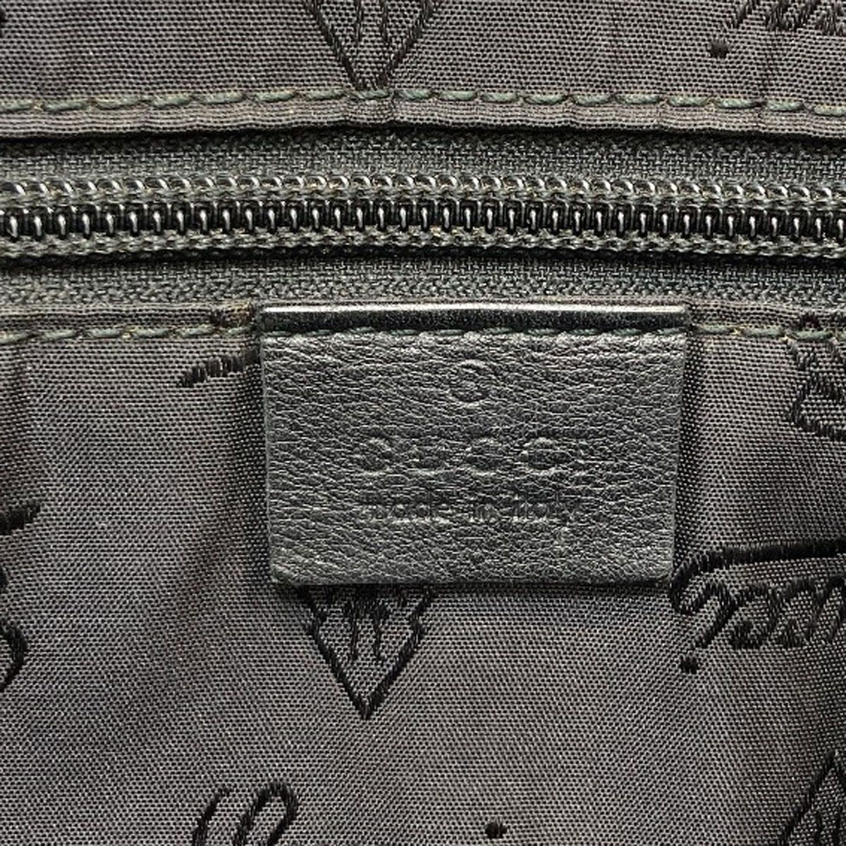 Gucci GG Signature Guccissima Shoulder Bag Leather — view 6