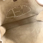 Hermes Evelyne 3 GM Etoupe Silver Shoulder Bag Taurillon Clemence — view 5
