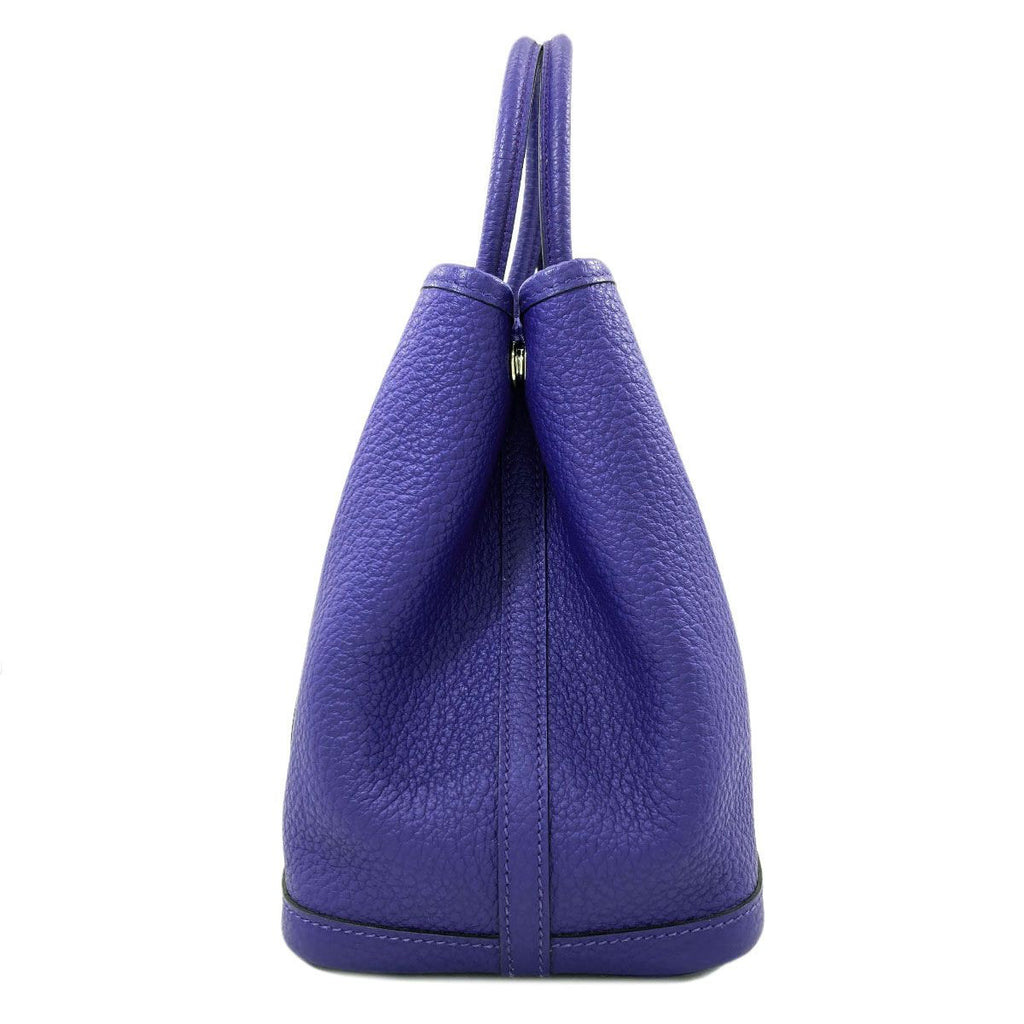 Hermes Garden Party TPM Silver Handbag Vache Country — view 3