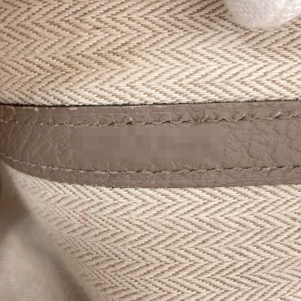 Hermes Garden Party TPM Griasphalt Silver Handbag Vache Country — view 7