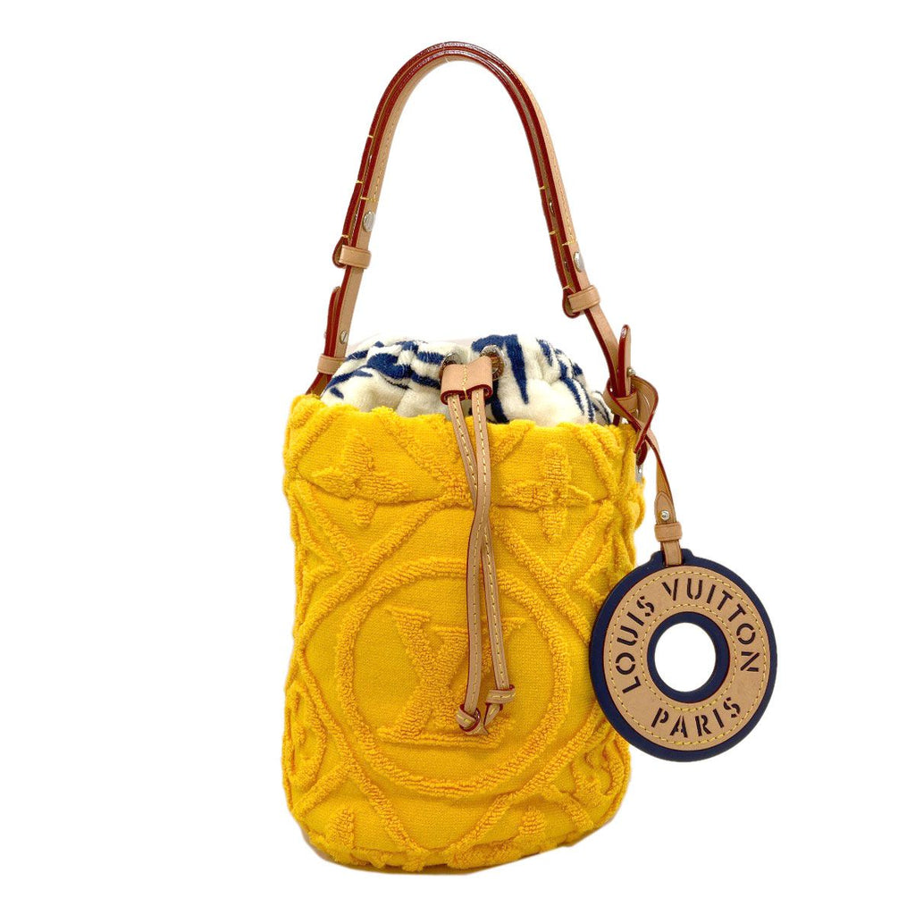 Louis Vuitton Bucket LV Vacation Shoulder Bag Cotton Leather