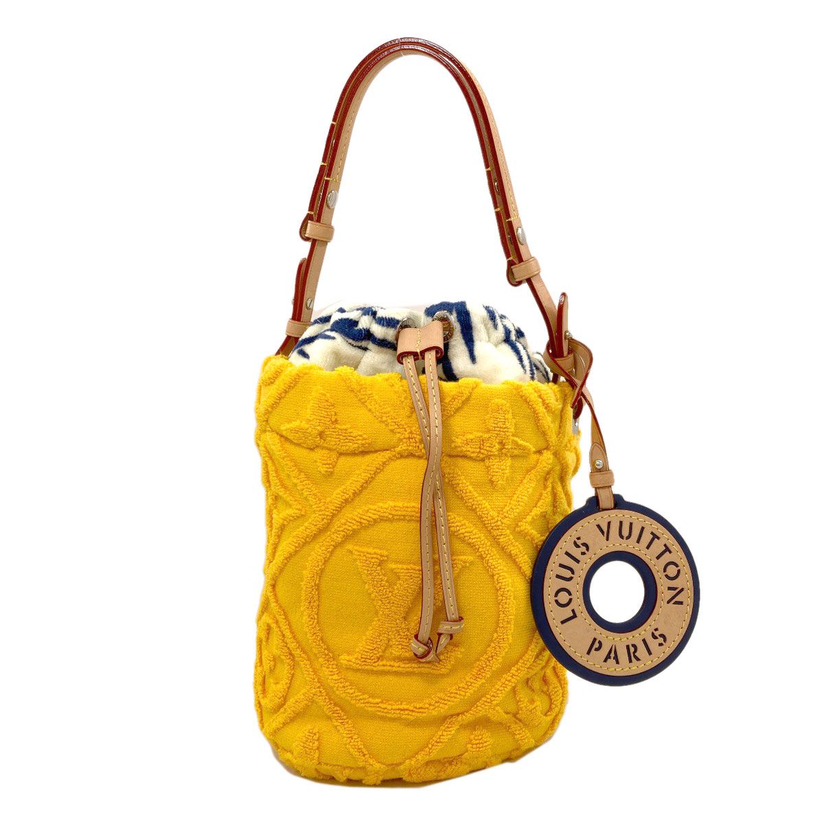Louis Vuitton Bucket LV Vacation Shoulder Bag Cotton Leather
