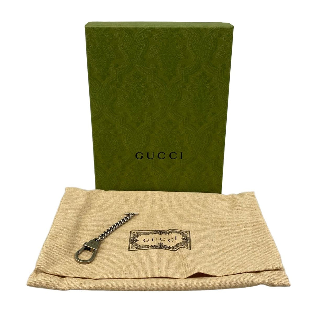 Gucci Shoulder Bag Dionysus Dark Navy Dark Brown Silver Leather — view 8