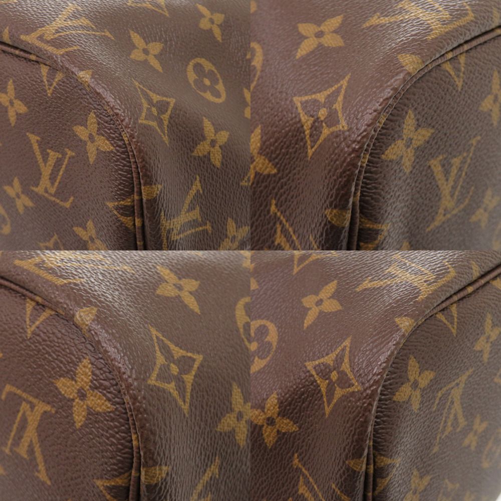 Louis Vuitton Neverfull Pouch with Monogram Fuchsia Tote — view 4