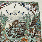 Hermes Carre 90 Scarf Sichuan White — view 3