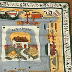 Hermes Carre 90 RE Tour a la Terre Return Yellow Silk 100% Scarf — view 3