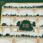 Hermes Carre 90 les Ponts de Paris Bridges of Scarf Green — view 5