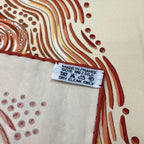 Hermes Carre 90 les Rivieres de Babel River of Scarf Silk 100% Beige — view 7
