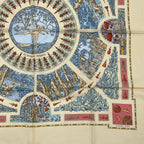 Hermes Scarf Carre 90 Polyfill Dream Beige — view 4
