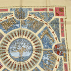 Hermes Scarf Carre 90 Polyfill Dream Beige — view 2