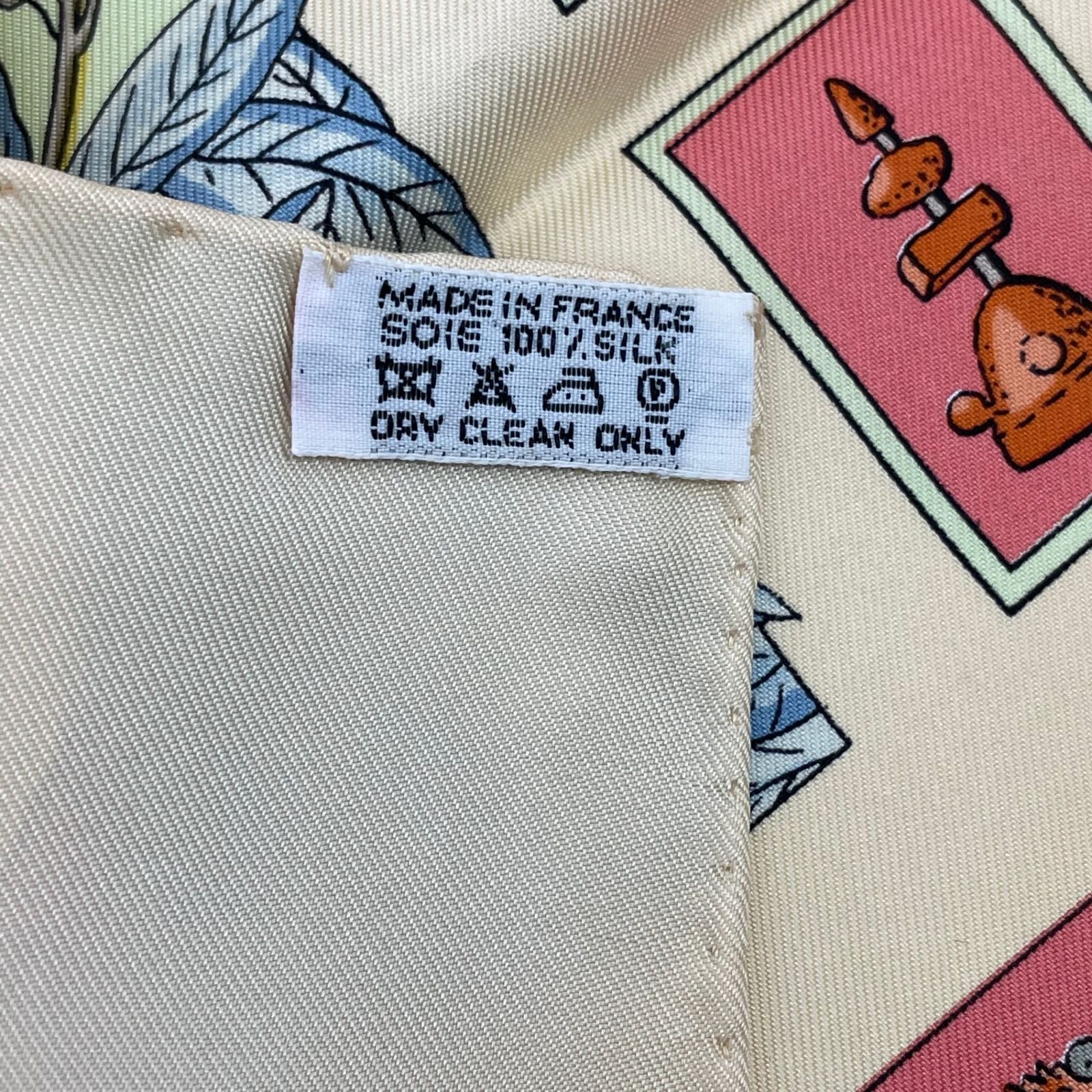 Hermes Scarf Carre 90 Polyfill Dream Beige — view 6