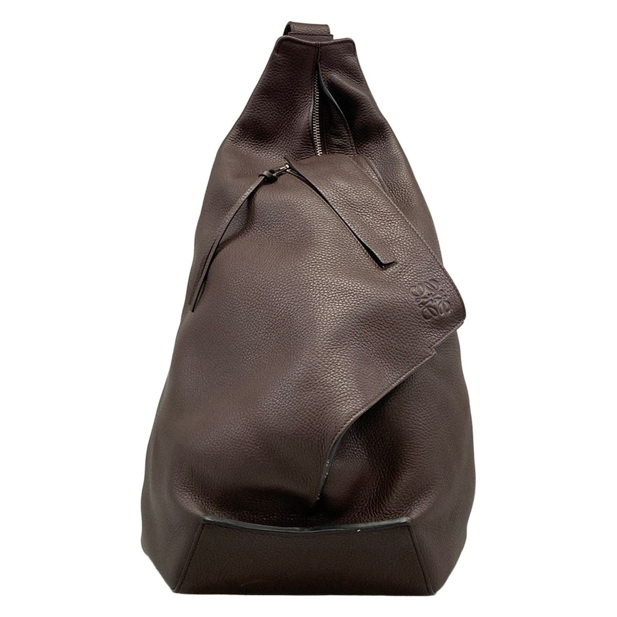 Loewe Shoulder Bag Anton Backpack Dark Brown Leather
