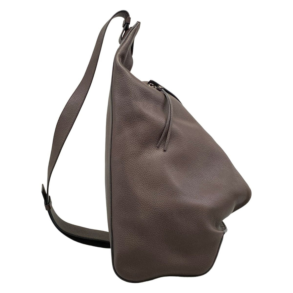 Loewe Shoulder Bag Anton Backpack Dark Brown Leather — view 2