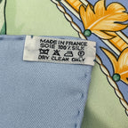 Hermes Scarf Carre 90 Amazonia Silk 100% Blue — view 6