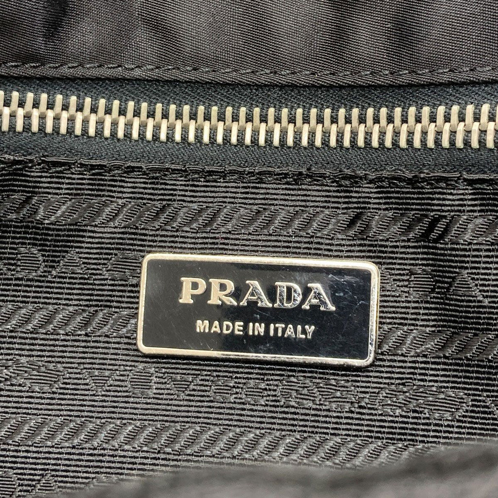Prada Logo Shoulder Strap Nylon Bag — view 6